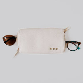 Brown 2-in-1 Glasses Case Holder