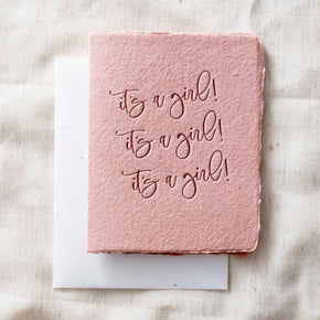 It's a Girl! Greeting Card