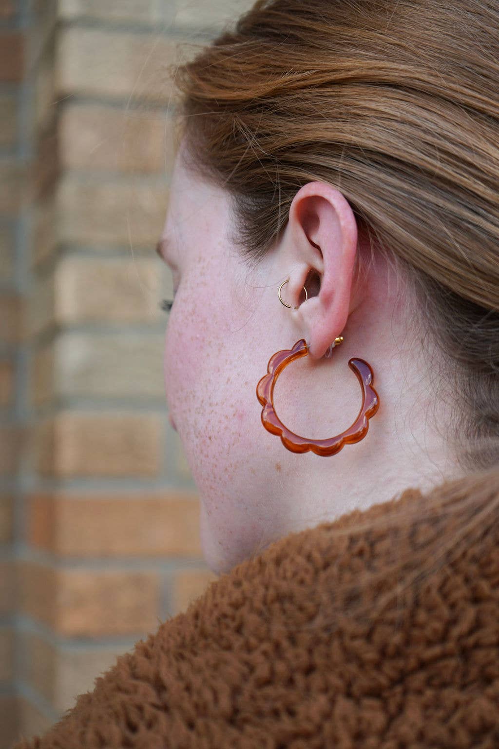 Amber Scarlett Hoops