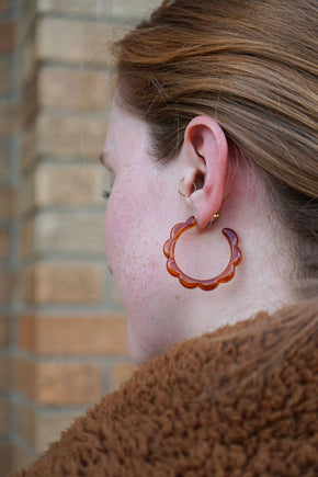 Amber Scarlett Hoops