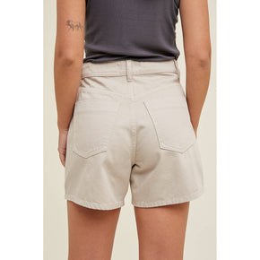 Stone Classic Denim Mom Shorts