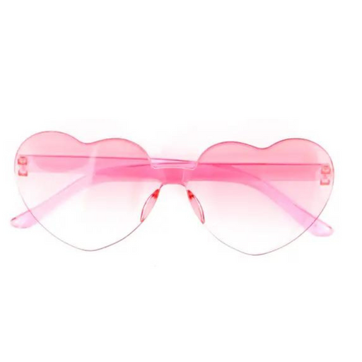 Pink Ombre Heart Sunglasses
