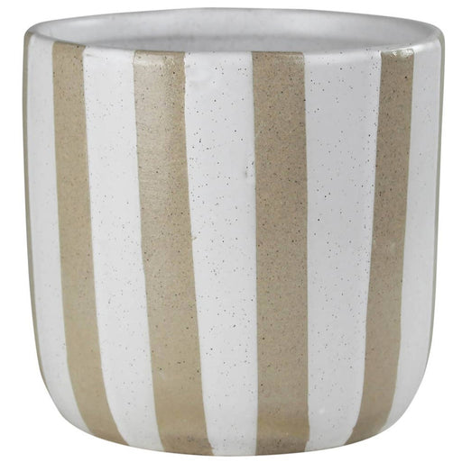 Ceramic Stripes Cielo Cachepot