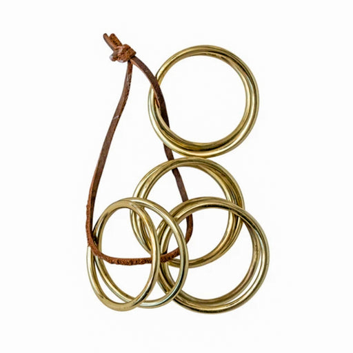 Brass Napkin Ring Set