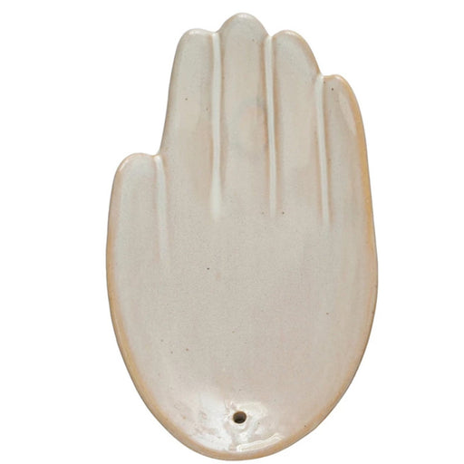 Stoneware Hand Shaped Incense Holder