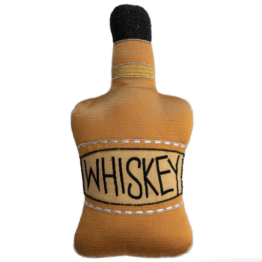 Whiskey Cotton Bottle Shaped Pillow