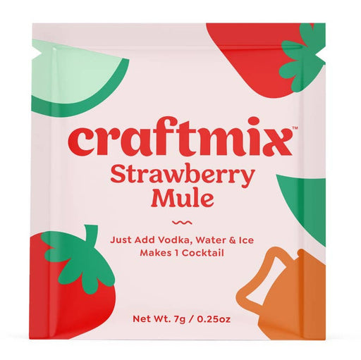 Strawberry Mule Cocktail/Mocktail Drink Mixer Packet