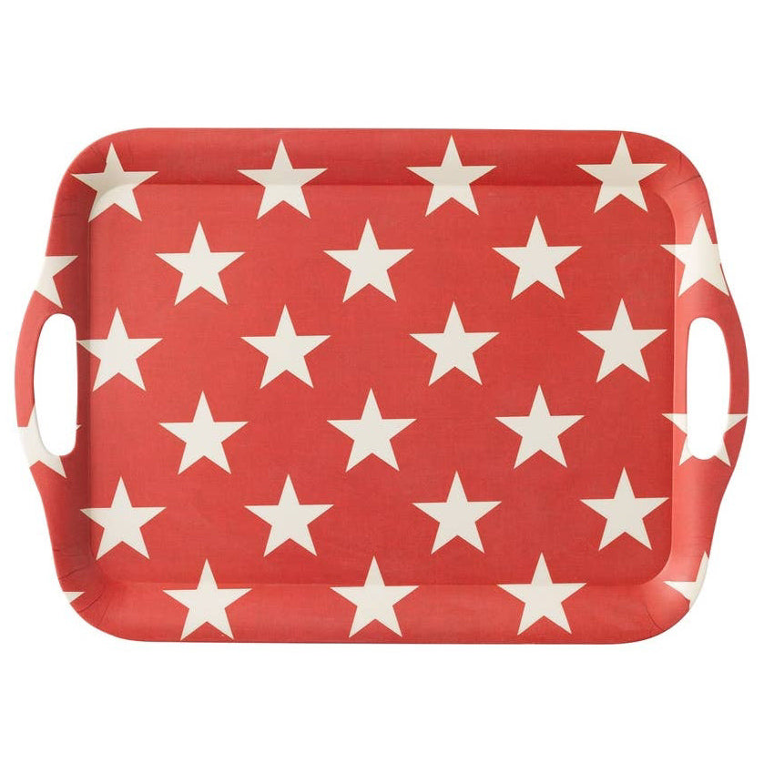 Red Star Reusable Bamboo Tray — RJ Home