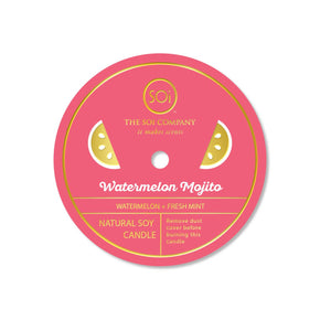 Watermelon Mojito Green Watermelon Confetti Candle
