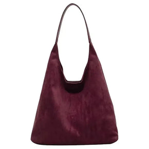 Vegan Suede Shoulder Bags