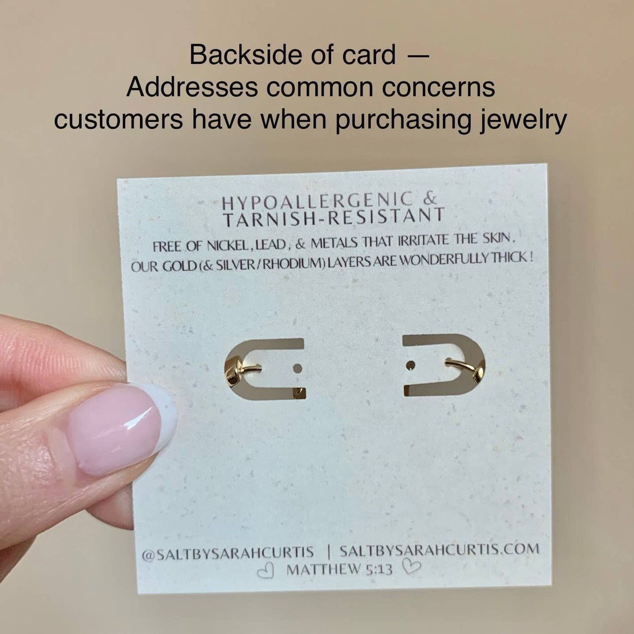 Gold Wavy Hoop Earrings