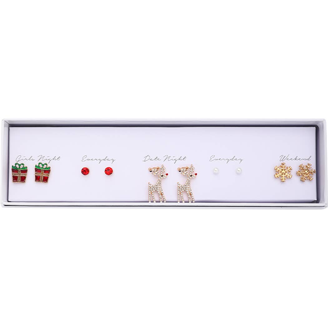 Holiday Themed Stud Earrings