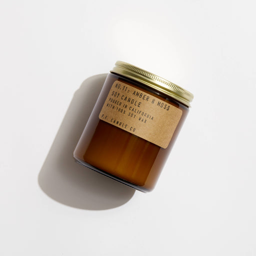 Amber & Moss Soy Candle