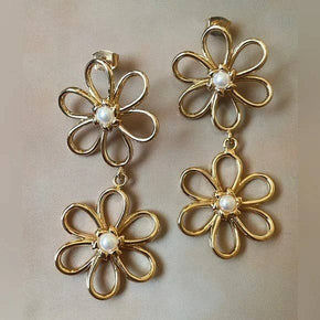 Flower Drop Earrings