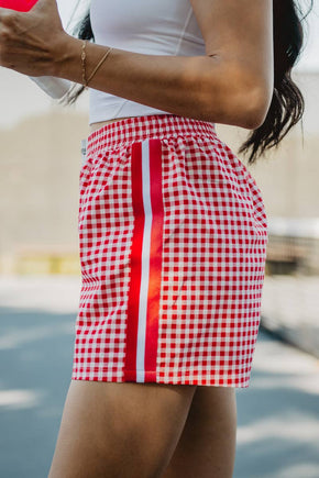 Red Plaid Boxer Shorts