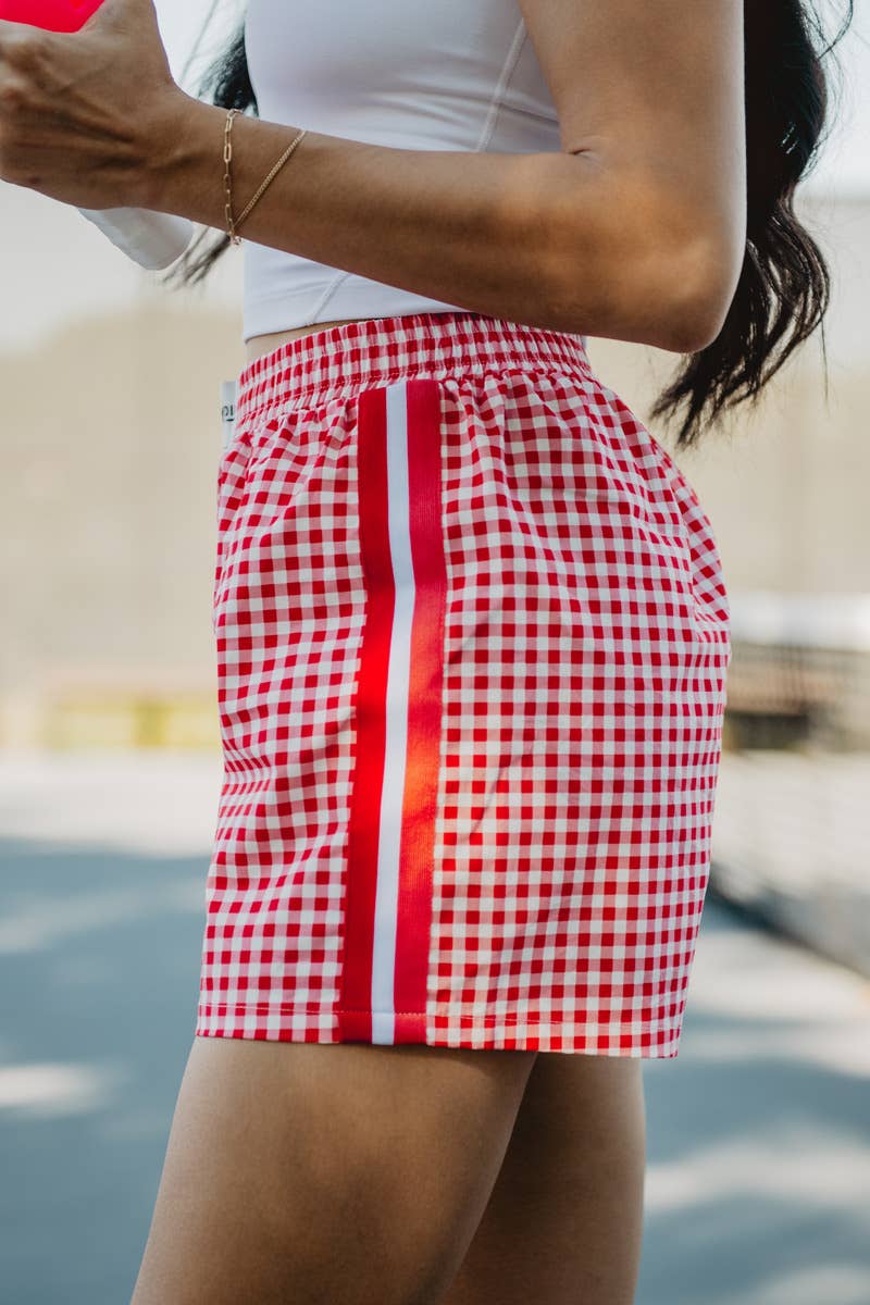 Red Plaid Boxer Shorts