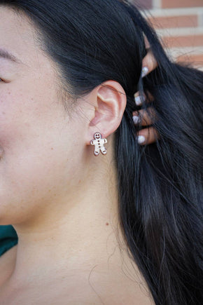 Brown Shimmer Gingerbread Studs