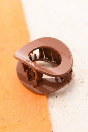 Baked Clay Bubbly Muted Hair Claw Clip