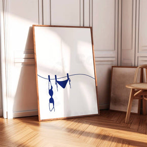 Bikini Endless Summer Navy Blue Print