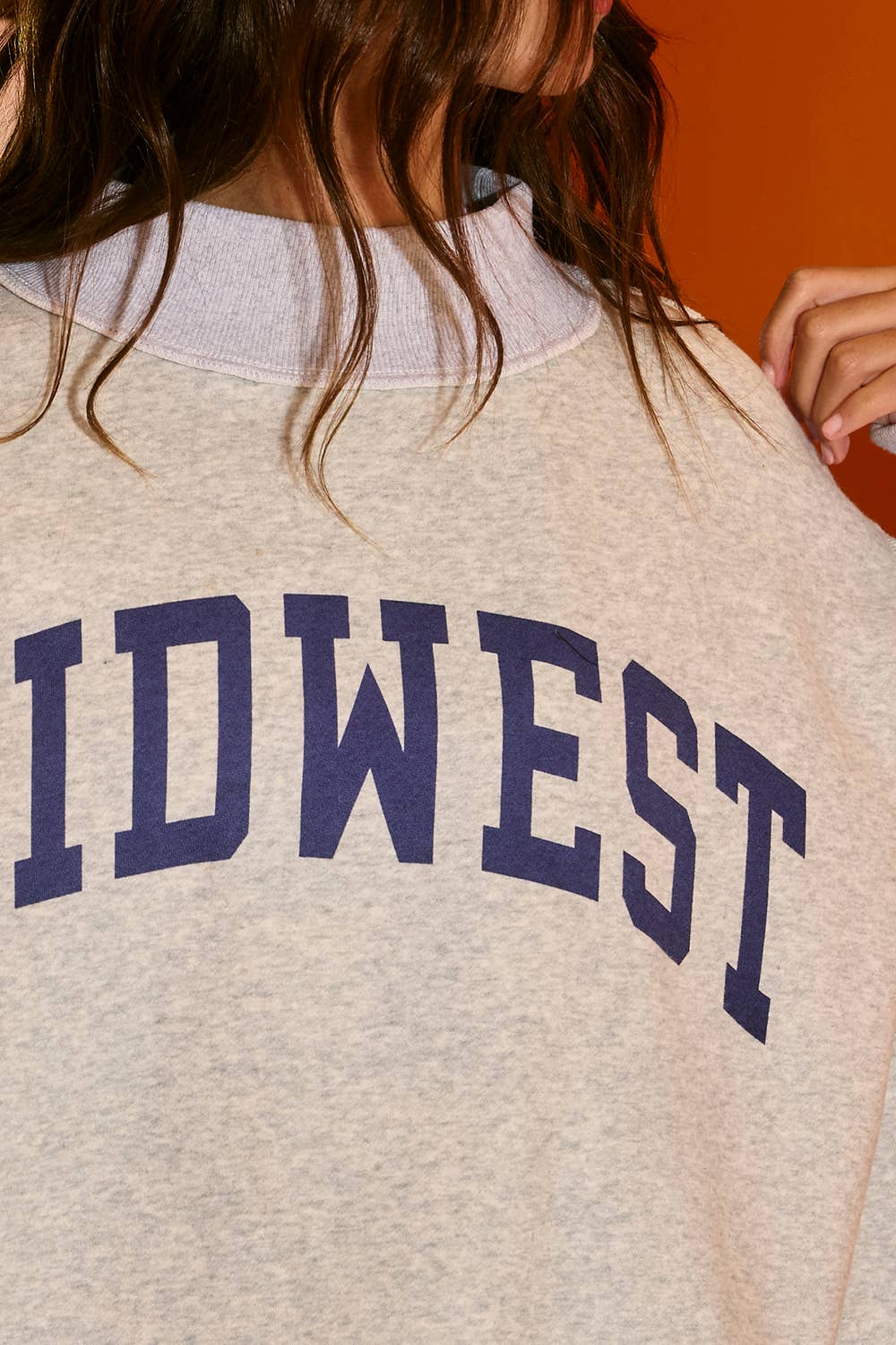 ''MIDWEST BABE' Reversible Sweatshirt