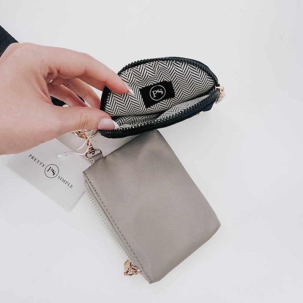 Olive Dolly Dual Pouch Wristlet
