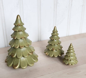 Olive Concrete Christmas Tree