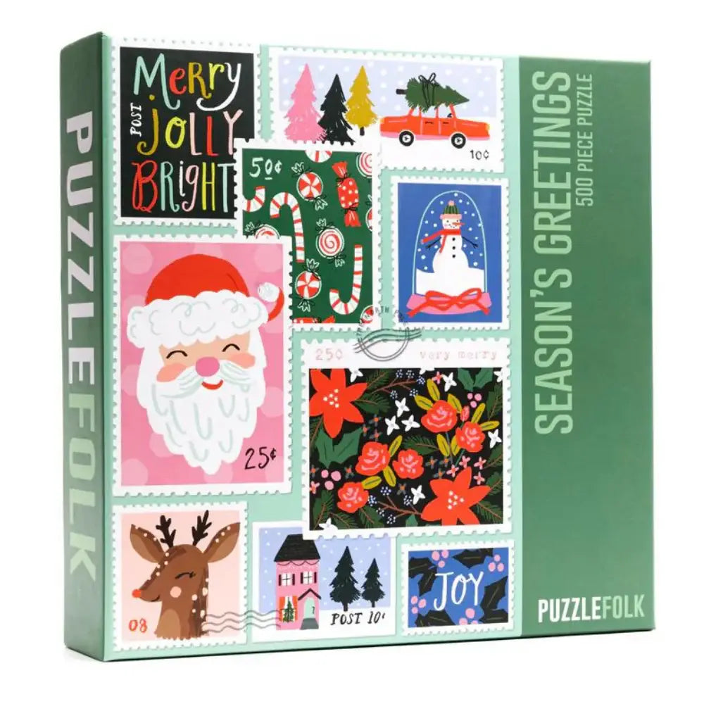 Season's Greetings 500 Piece Christmas Puzzle