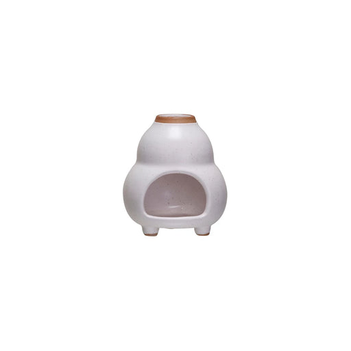 Stoneware Footed Incense Chimney