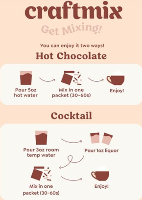 Craftmix Cozy Hot Chocolate & Cocktail Mixer