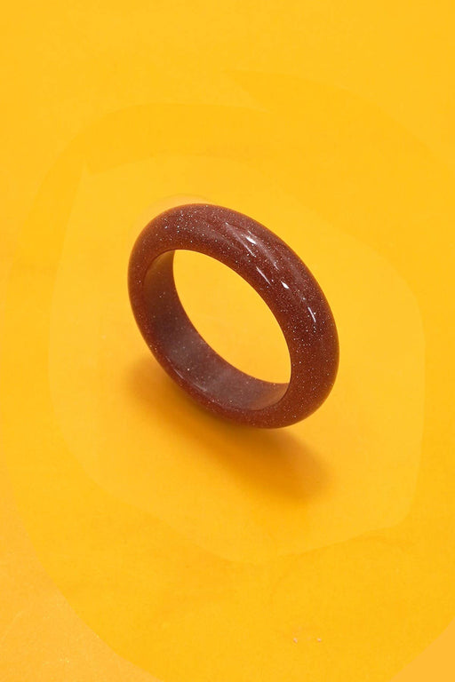 Red Stone Earthy Natural Stone Ring