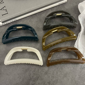 Army Green Bun Hair Claw