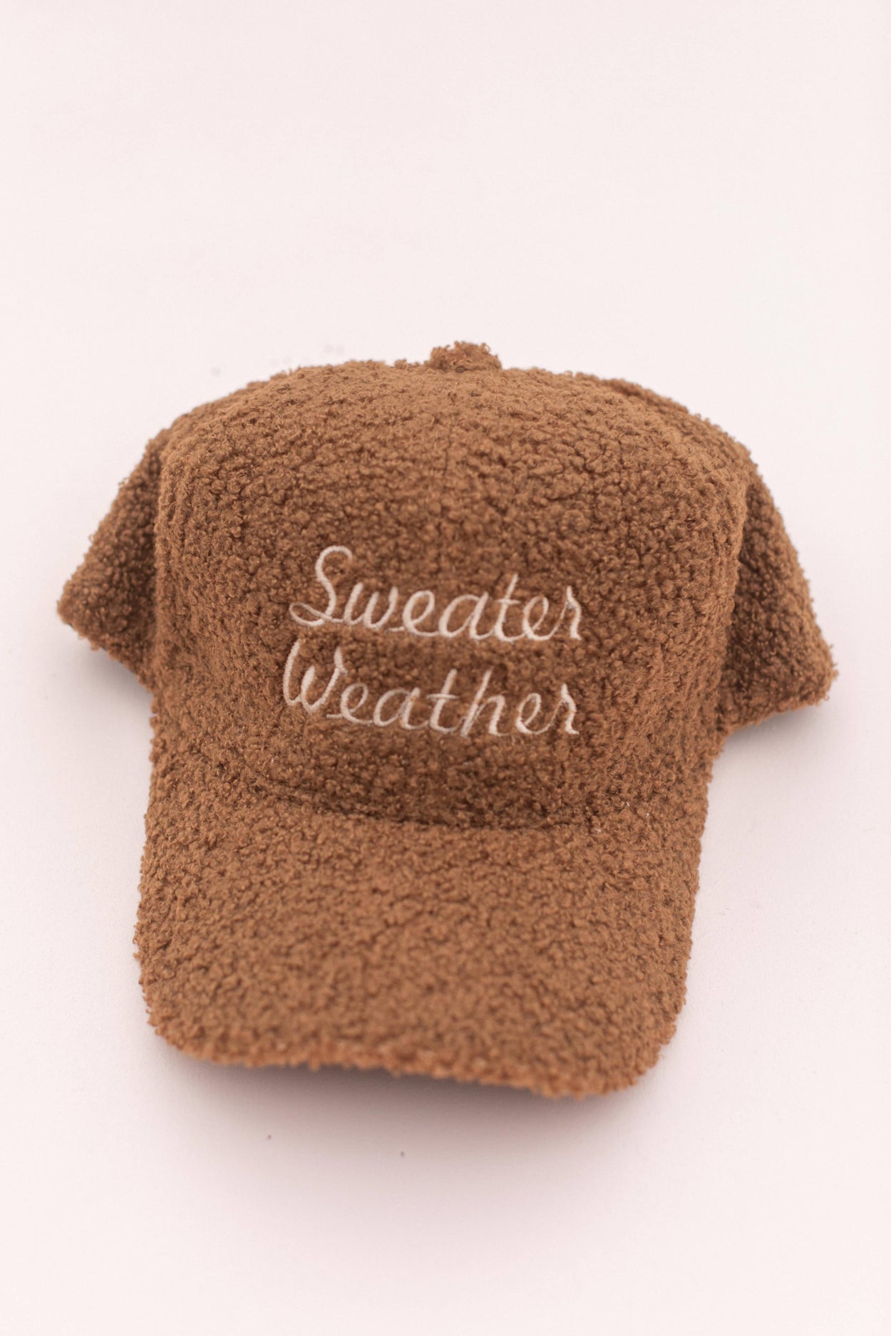 Sweater Weather Boucle Embroidery Hat