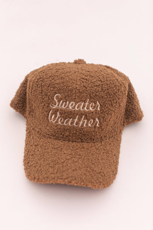 Sweater Weather Boucle Embroidery Hat