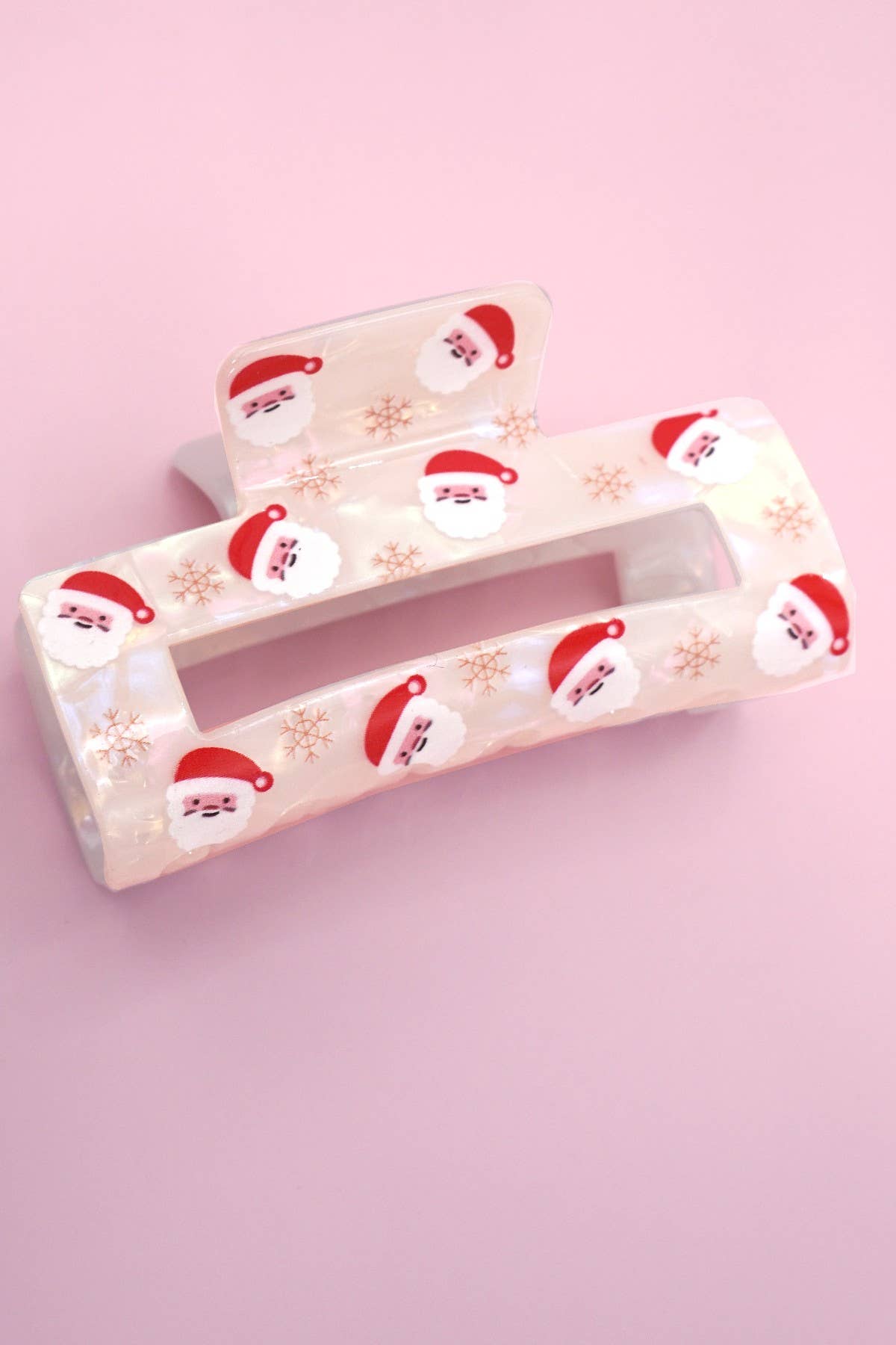 Santa Hair Claw Clip