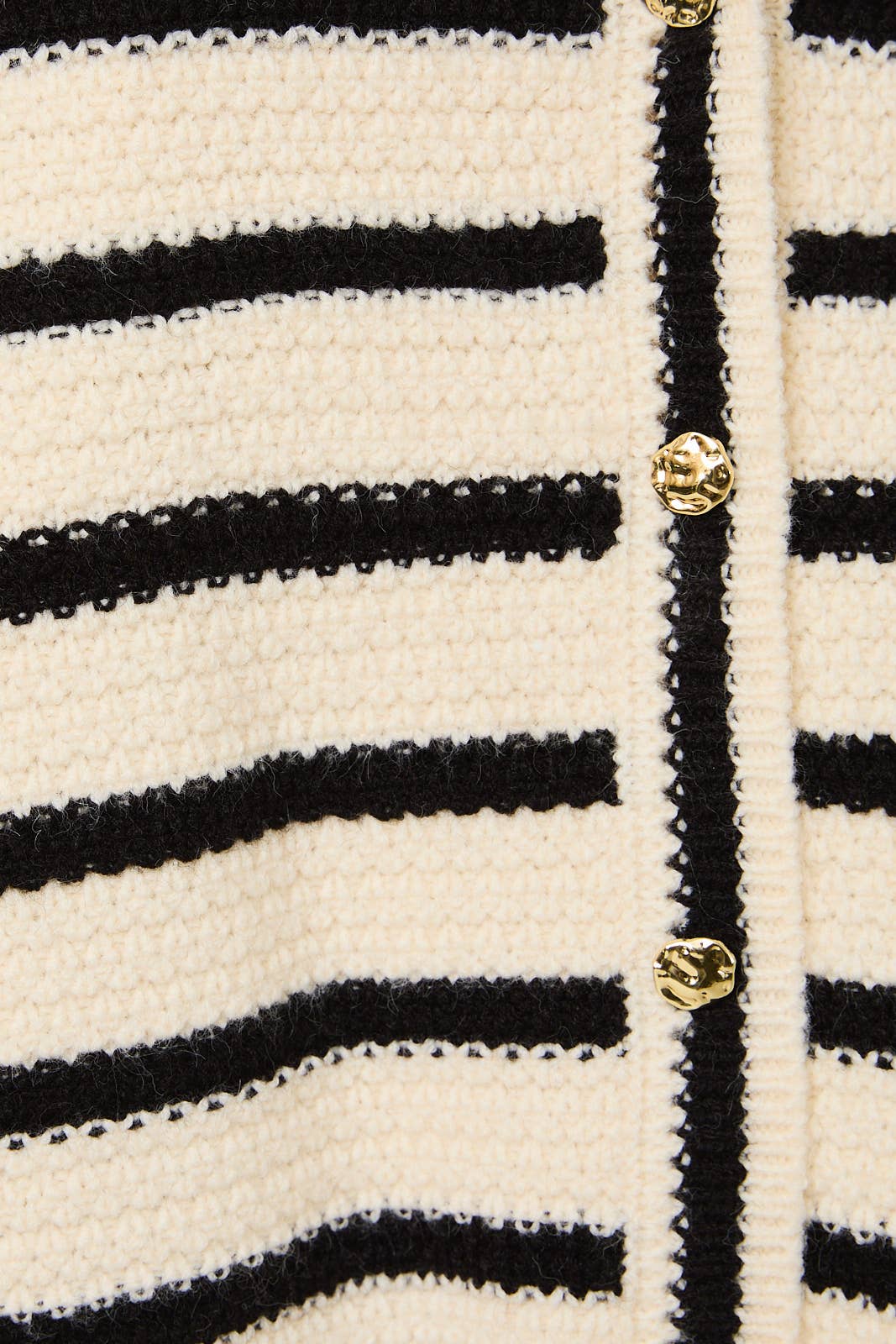 V-Neck Button Down Sleeveless Stripe Vest