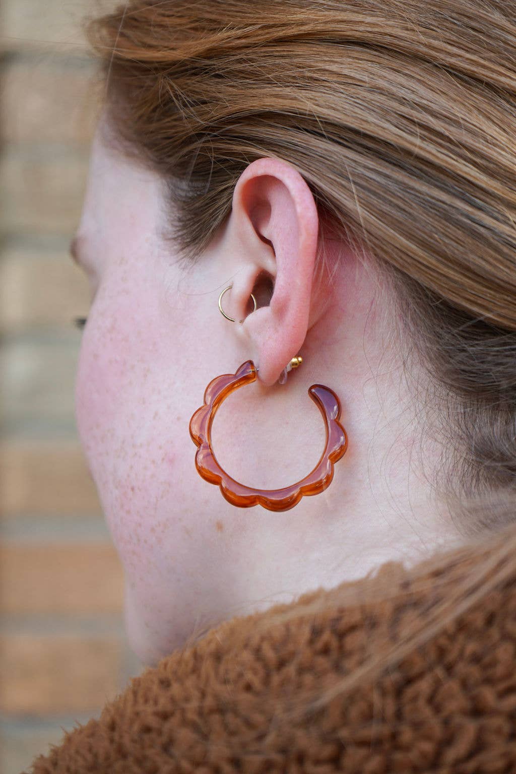 Amber Scarlett Hoops