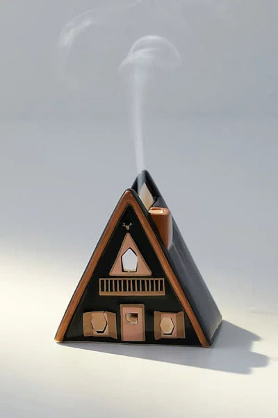 Nordic Cabin Style Incense & Tea Light Holder