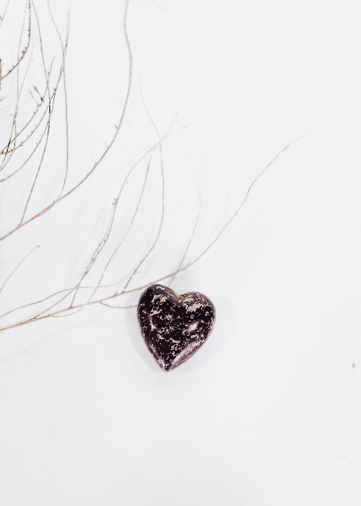 Smooth Palm Soapstone Heart