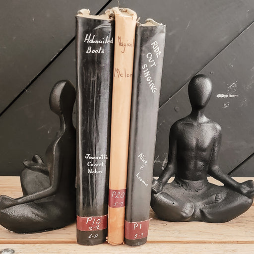 Abstract Cast Iron Book End