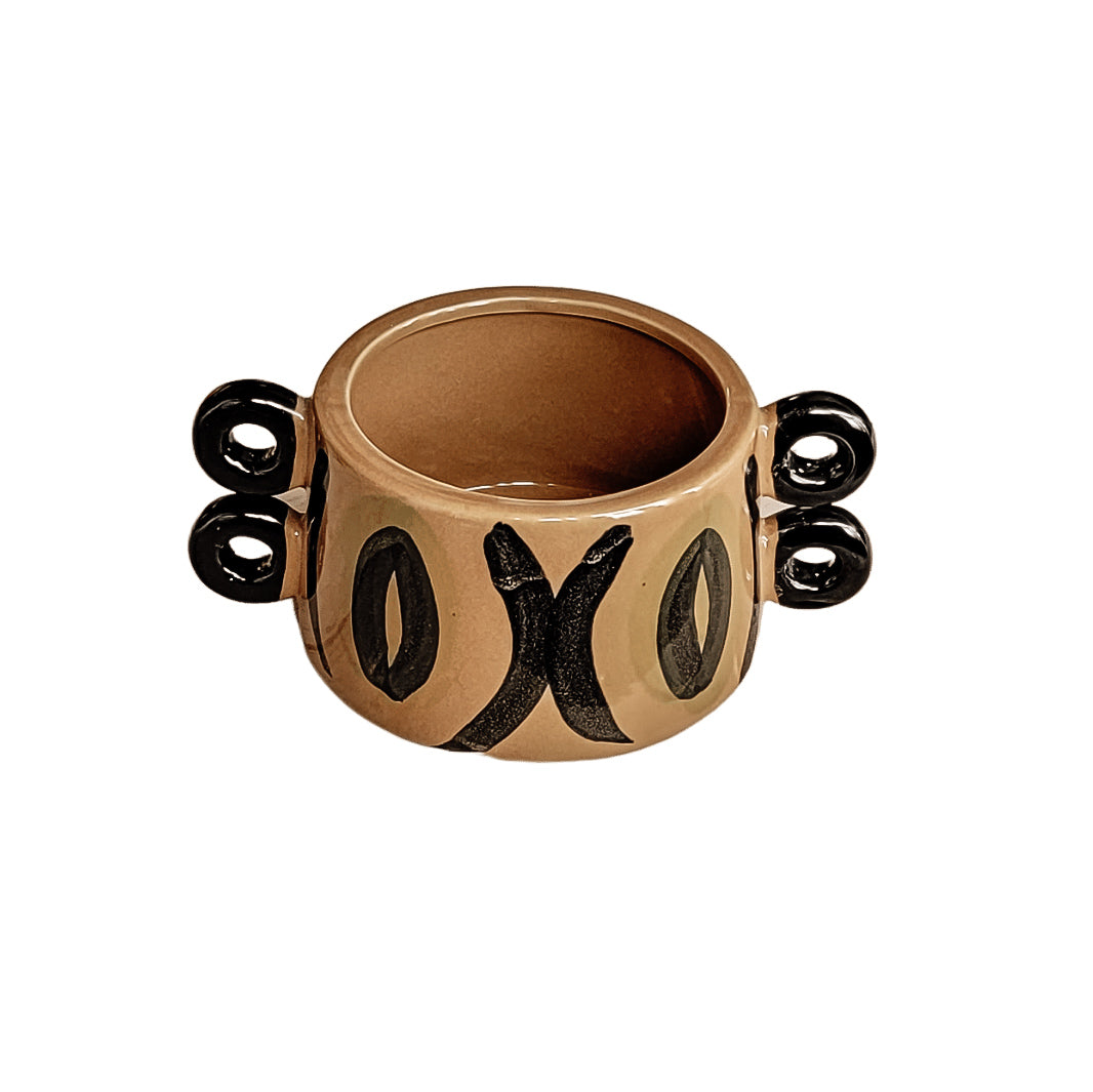 Ceramic Pot W/Decorative Handles — RJ Home