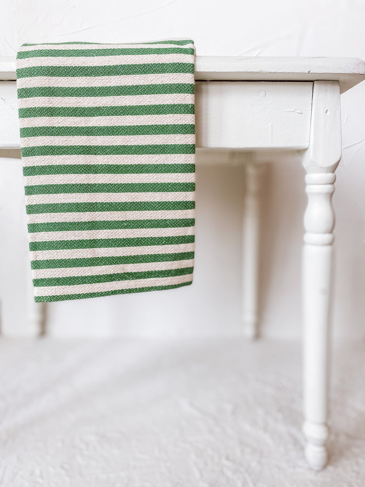 Green Stripe Dish Towel