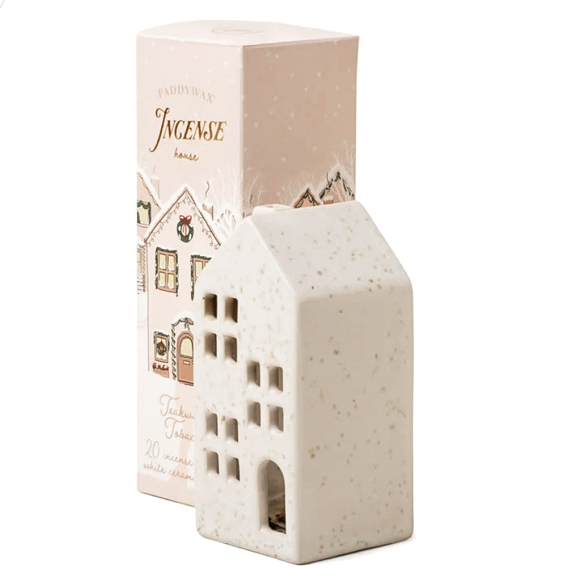 Holiday Town Ceramic Incense Cone Holder