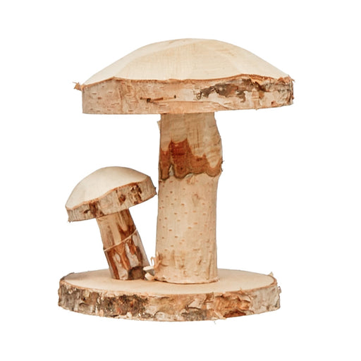 Oak Carved Mushroom