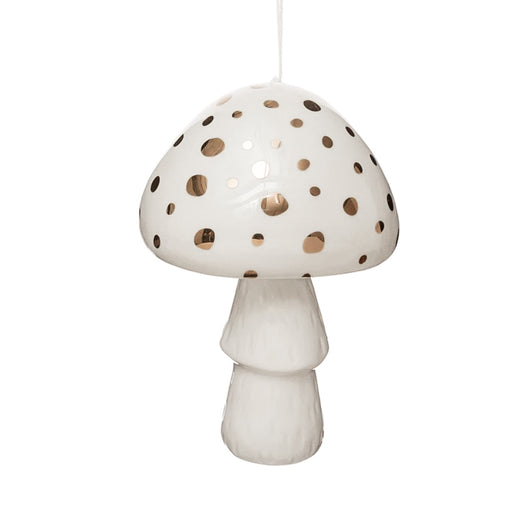 Stoneware Mushroom Bell