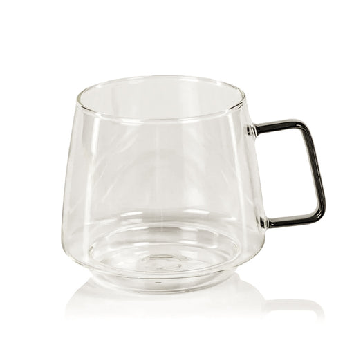 Glass Cappuccino Tea & Coffee Mug With Handle