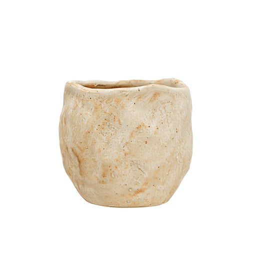 Tan Stoneware Cup