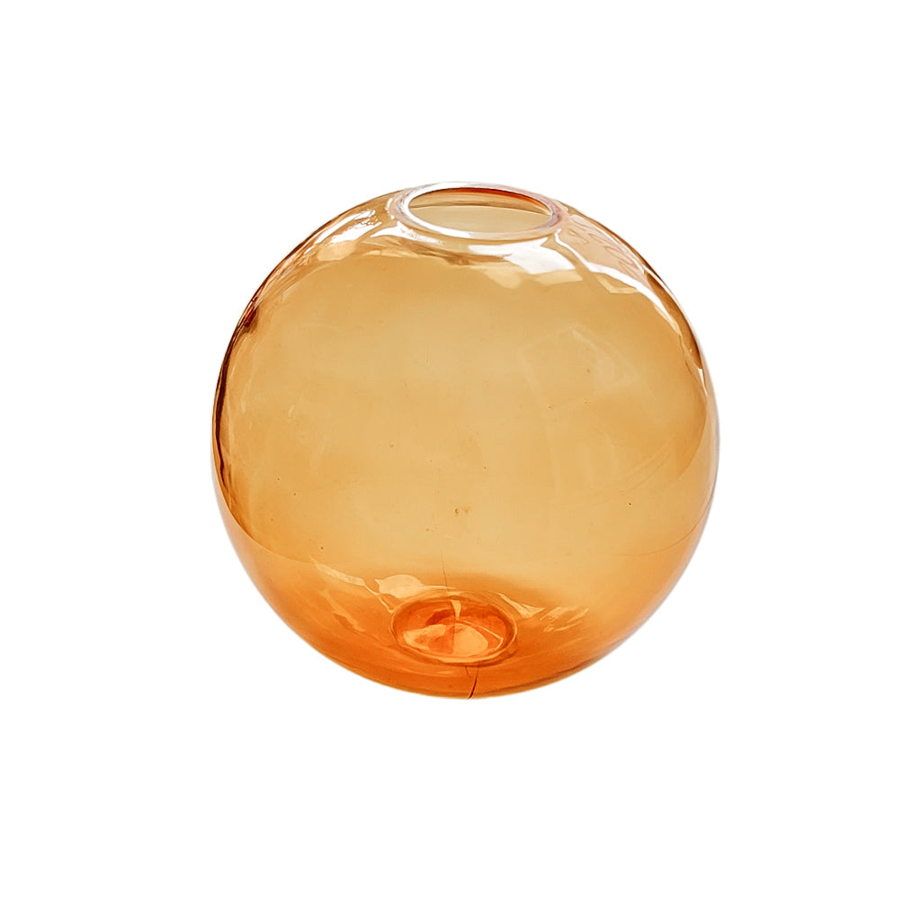 Amber Globe Vase